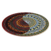 Heaven and Hell Glass Cutting Board Schneidebrett (Ecke)