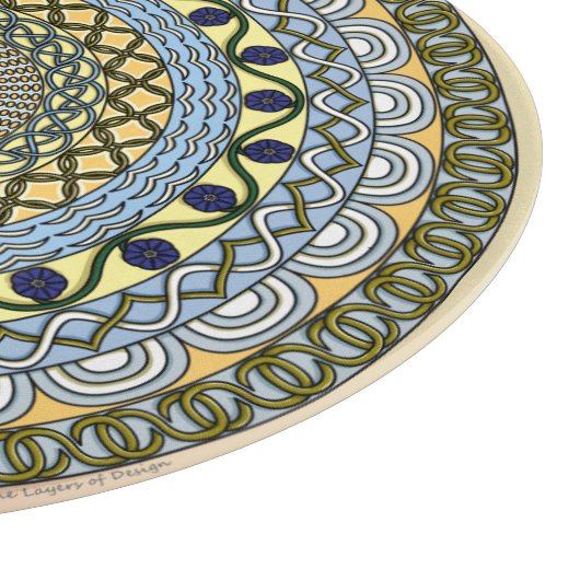 Heaven and Hell Glass Cutting Board Schneidebrett (Ecke)