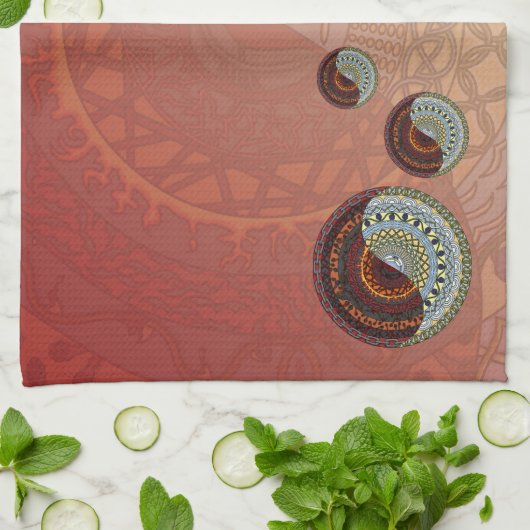 Heaven and Hell Hand Handtuch (Gefaltet)