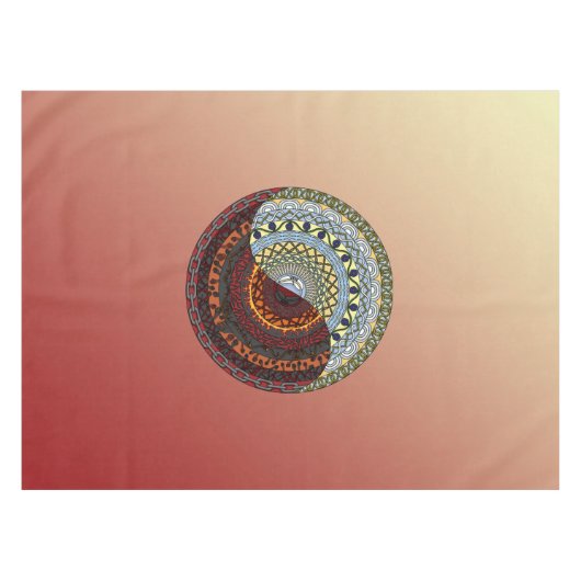 Heaven and Hell Tablecloth Tischdecke (Vorderseite (Horizontal))