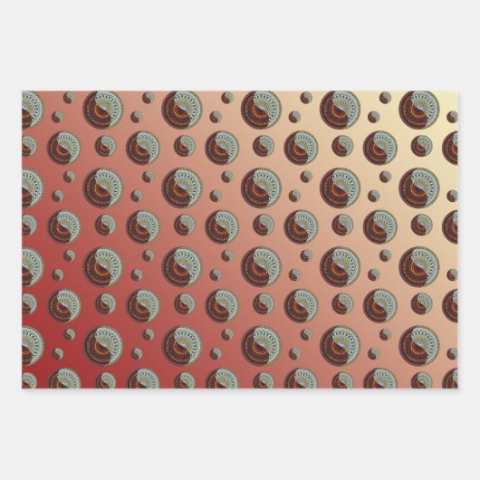 Heaven and Hell Wrapping Paper Set Geschenkpapier Set (Vorderseite 2)