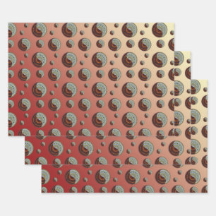 Heaven and Hell Wrapping Paper Set Geschenkpapier Set