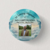 Heaven Angels Celebration Of Life Photo  Button (Vorderseite)