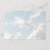 Heaven Baby Duschdusche Windeln Raffle Begleitkarte (Rückseite)