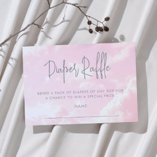 Heaven Baby Dusche rosa Windelwanne Begleitkarte