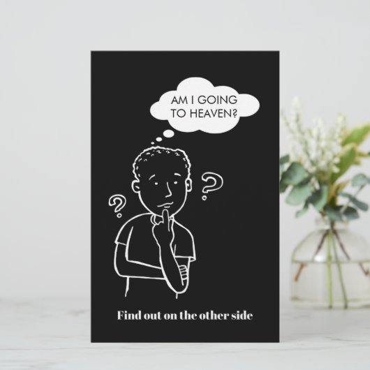 Heaven Bible Quiz Flyer (Stehend Vorderseite)