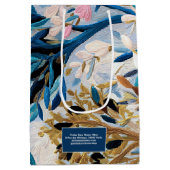 Heaven Botanical Florist Gift Bag Mittlere Geschenktüte (Rückseite)