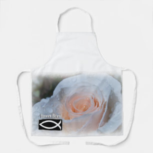 Heaven Bound White Rose Schürze