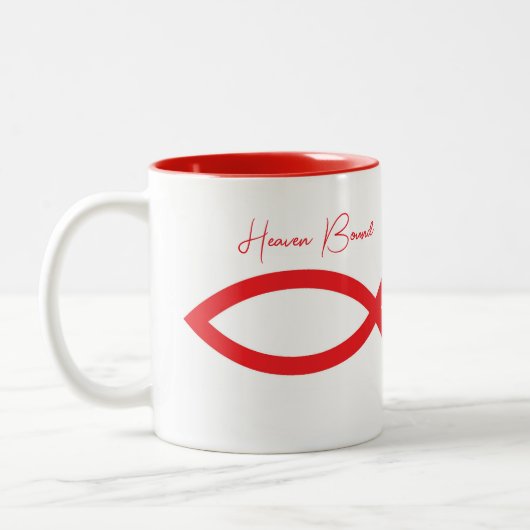 Heaven Bound Zwei-Tone-Kaffee-Tasse Zweifarbige Tasse (Links)