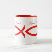 Heaven Bound Zwei-Tone-Kaffee-Tasse Zweifarbige Tasse (Mittel)