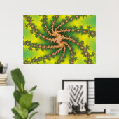 Heaven Drehung - Fraktal Poster (Heimbüro)