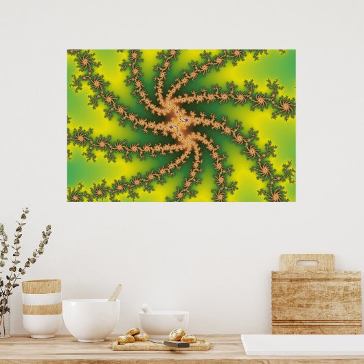 Heaven Drehung - Fraktal Poster (Küche)