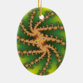 Heaven Drehung Weihnachtsbaum Keramik Ornament (Hinten)