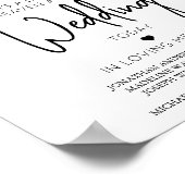 Heaven Gedicht in Love Memory-Hochzeitsmesse Poster (Ecke)