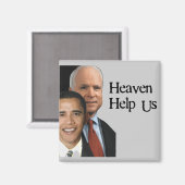 Heaven helfen US Magnet (Vorderseite/Rückseite)
