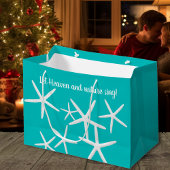 Heaven in Nature Starfish Weihnachten Große Geschenktüte