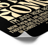 Heaven Is My Home Cross Christian Religious (on Ba Poster (Ecke)