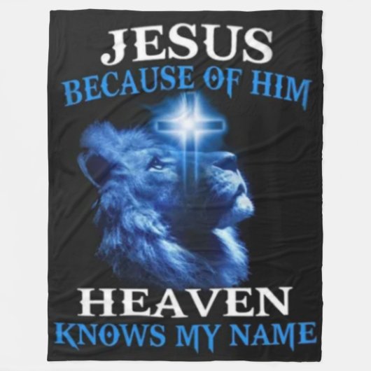 HEAVEN KENNT MEINEN NAMEN FLEECEDECKE (Vorderseite)