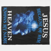 HEAVEN KENNT MEINEN NAMEN FLEECEDECKE (Vorderseite (Horizontal))