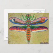 Heaven n Hell Dragonfly Postkarte (Vorne/Hinten)