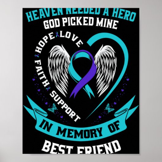 Heaven Needed A Hero God Cked My Friend Sui Poster (Vorne)