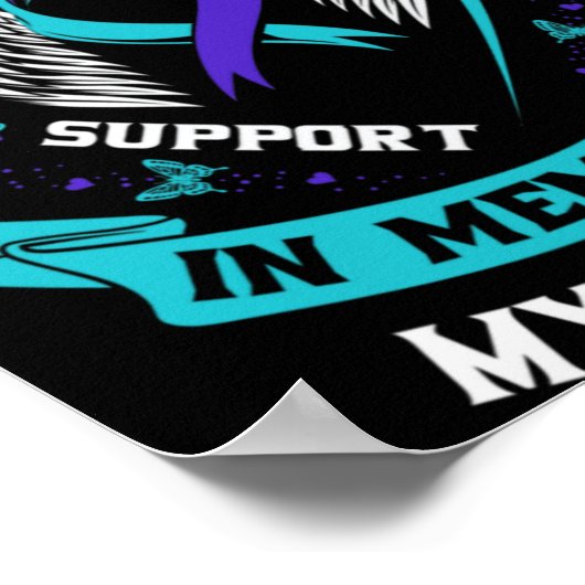 Heaven Needed A Hero God Cked My Grandpa Suicide Poster (Ecke)