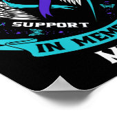 Heaven Needed a Hero God Picked My Son Selbstmord  Poster (Ecke)