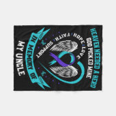 Heaven Needed A Hero Veteran Uncle Suicide Awarene Fleecedecke (Vorderseite (Horizontal))
