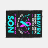 Heaven Needed Hero God Cked Mine Son Suicide Preve Fleecedecke (Vorderseite (Horizontal))