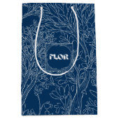 Heaven Nocturne Florist Gift Bag Mittlere Geschenktüte (Vorderseite)