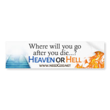 Heaven oder Hell Car Decal
