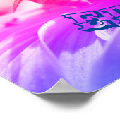 Heaven on Earth Honey Bee On Blume Poster (Ecke)