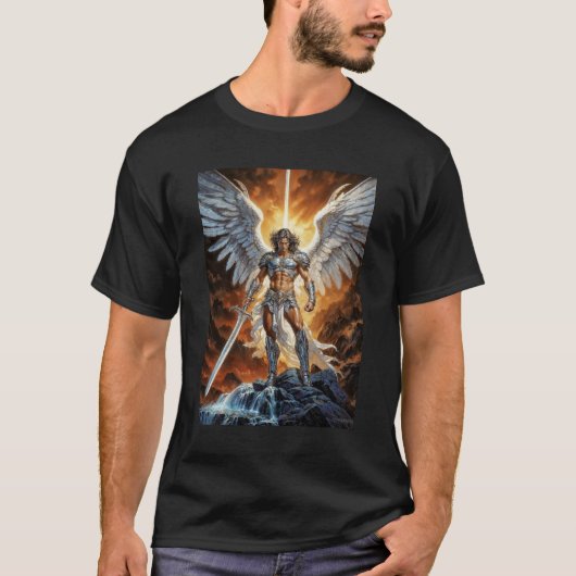 Heaven’s Golden Vanguard Archangel Michael T-Shirt (Vorderseite)