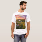 Heaven’s Path: Double Rainbow & Wildflower Dreamsc T-Shirt (Vorne ganz)