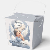Heaven schickte Angel Baby in Clouds Babydusche Geschenkschachtel (Vorderseite)