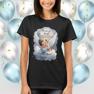 Heaven schickte Angel Baby in Clouds Babydusche T-Shirt