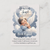 Heaven schickte Angel Baby in Clouds Buchanfrage Begleitkarte (Vorderseite)