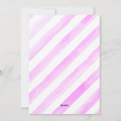 Heaven schickte Mädchen lila Einladung (Rückseite)