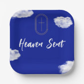 Heaven schickte neue Design-Theme-Teller für Kinde Pappteller (Vorderseite)