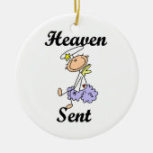 Heaven Sent Angel T - Shirt und Geschenke Keramik Ornament (Vorne)