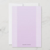 Heaven Sent Angel Wings Baby Dusche Einladung (Rückseite)