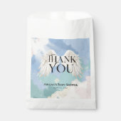 Heaven Sent Angel Wings Pastel Baby Dusche Geschenktütchen (Vorderseite)