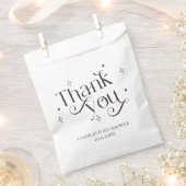 Heaven Sent Baby Dusche Vielen Dank Geschenktütchen (Ausgeschnitten)