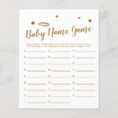 Heaven Sent Baby Name Dusche Spiel (Vorderseite)