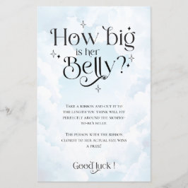 Heaven Sent Baby Showspiel Wie groß ist ihr Bauch