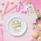 Heaven Sent Christlich Theme Baby Dusche Gold Pappteller (Party)