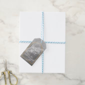 Heaven Sent Clouds Golden Neutral Baby Dusche Geschenkanhänger (Mit Garn)