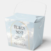 Heaven Sent Clouds Sky Celestial Baby Dusche Geschenkschachtel (Vorderseite)