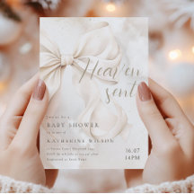 Heaven Sent Elegante White Bow