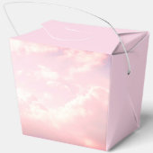 Heaven Sent Pink Clouds Celestial Baby Dusche Geschenkschachtel (Rückseite)